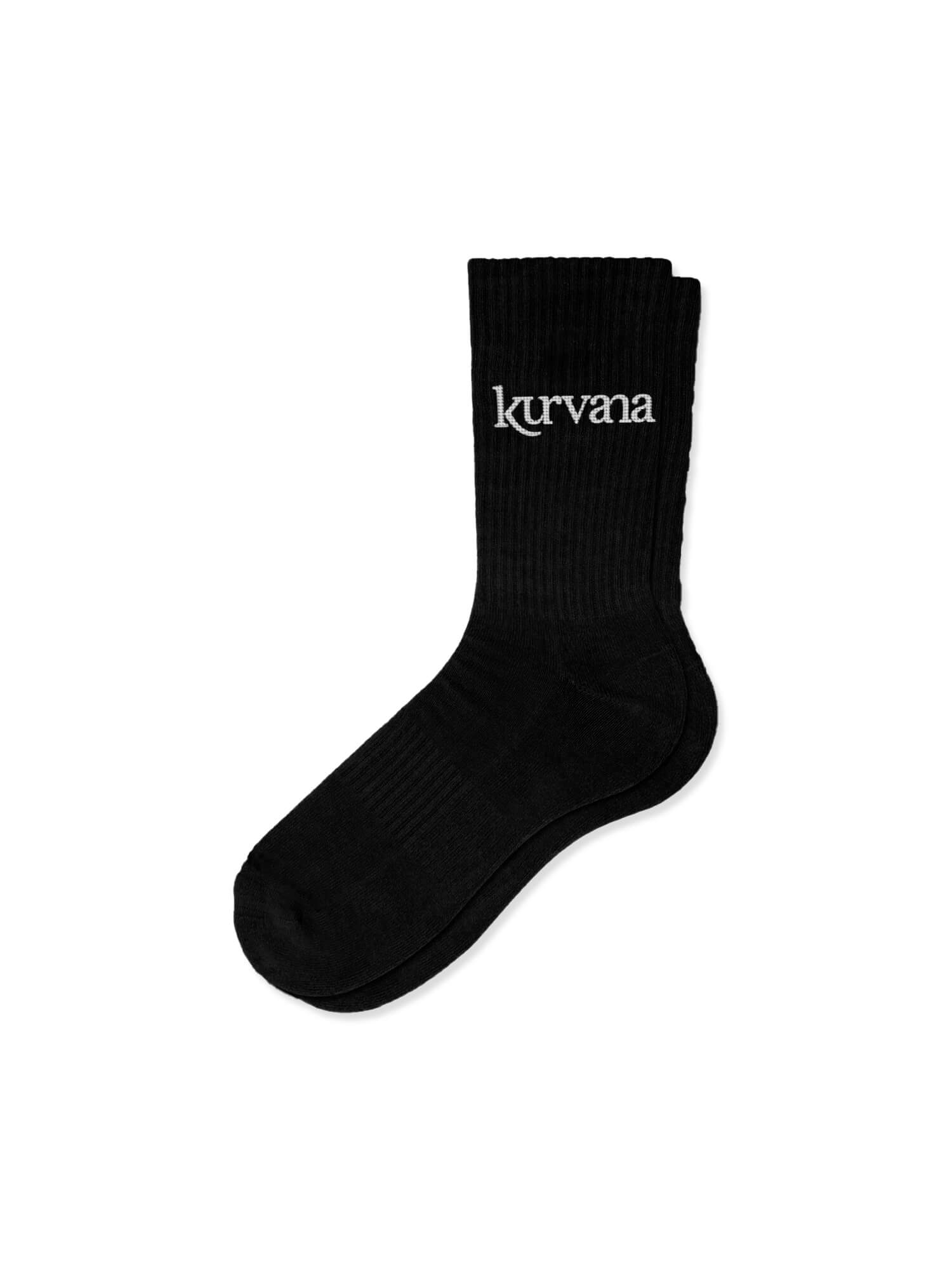 thumbnail image 2 of Mission Performance Crew Socks - Black, 2 Pairs, Large (Men's 8-12 / Women's 10-13) 2 of 4