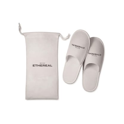 ETHEREAL Travel Slippers and Bag